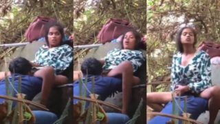 Horny Tamil college girl’s pussy eating by junior guy
