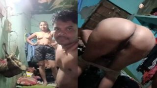 Indian sex village couple foreplay ass eating