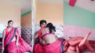 Busty dehati bhabhi xxx fuck with young lover