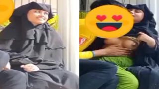 Bengali burka muslim girl boob sucking by lover sex