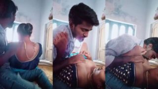 Marathi wife’s boobs sucked by son’s tuition teacher