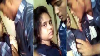 Bangladeshi college sex girl boob sucking by boyfriend