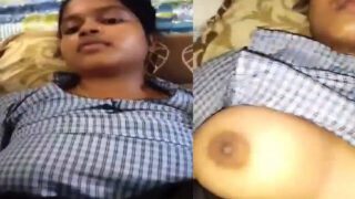 Desi Big boobs college girl first time missionary fucking