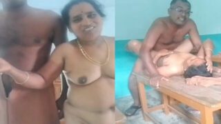 Tamil school teacher fucking with teacher on bench