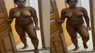 Indian hot maal naked big boobs walking after sex mms