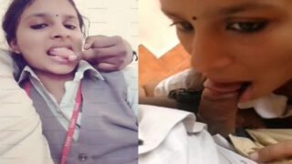 Mallu college girlfriend blowjob sex in classroom