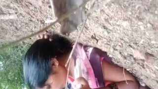 Desi porn indian Bhabhi outdoor fucking mms clip