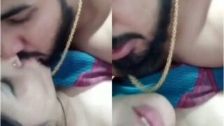 Big boobs Indian bhabhi allows devar for quick fuck